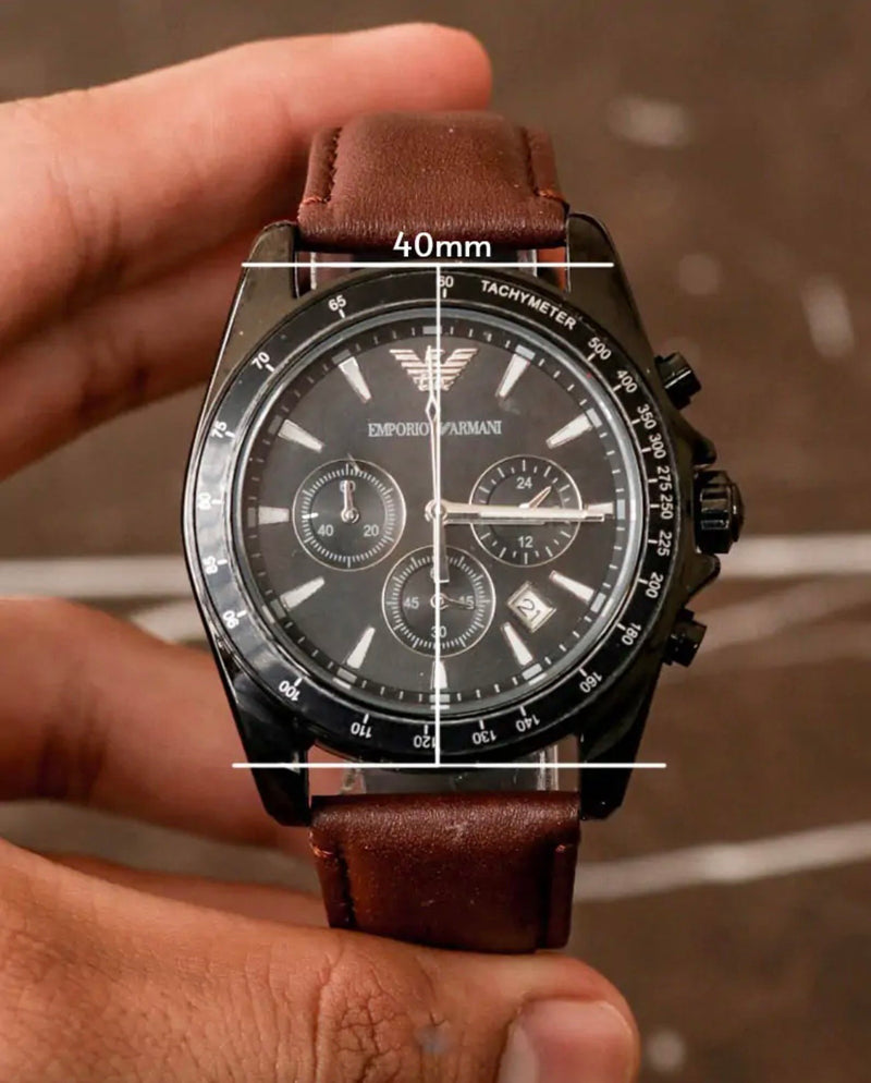 Emporio Armani Tachymeter Chronograph Men Watch
