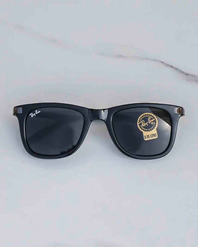 Black Wayfarer Sunglasses – RawBare