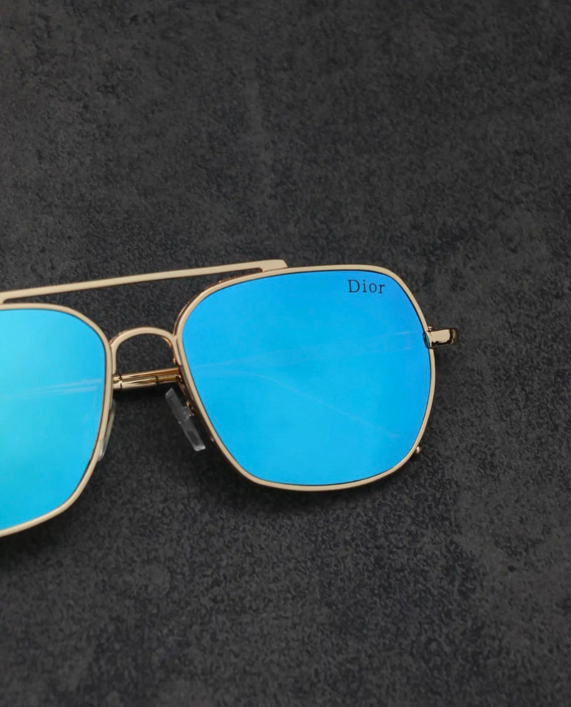 Dior Rectangular Mercury Sunglasses