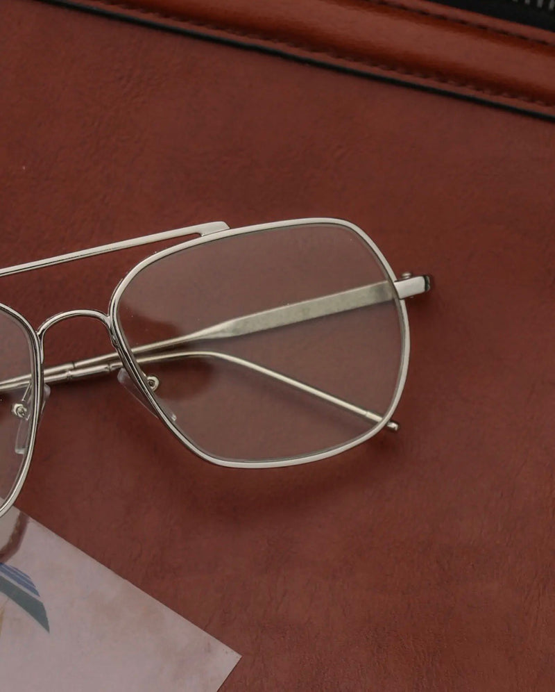 Dior Rectangular Silver Frame Sunglasses