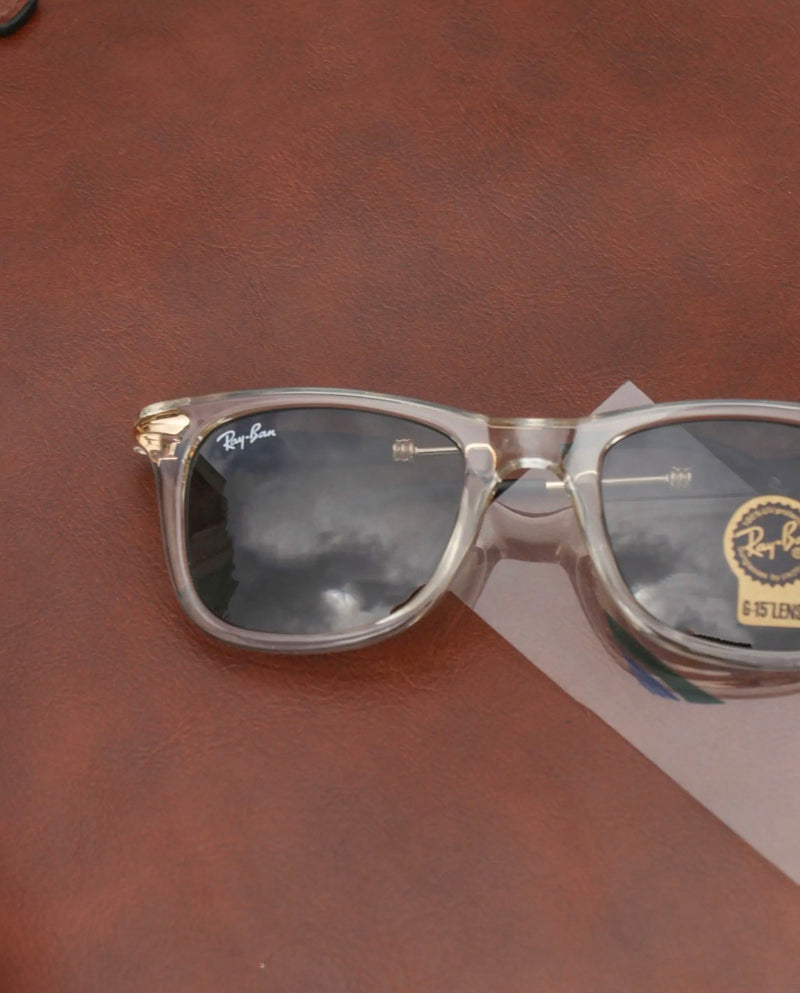 Rayban Transparent Frame Sunglasses