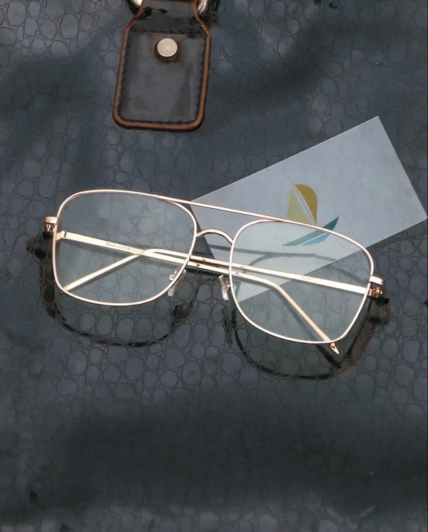 Dior Rectangular Golden Frame Sunglasses