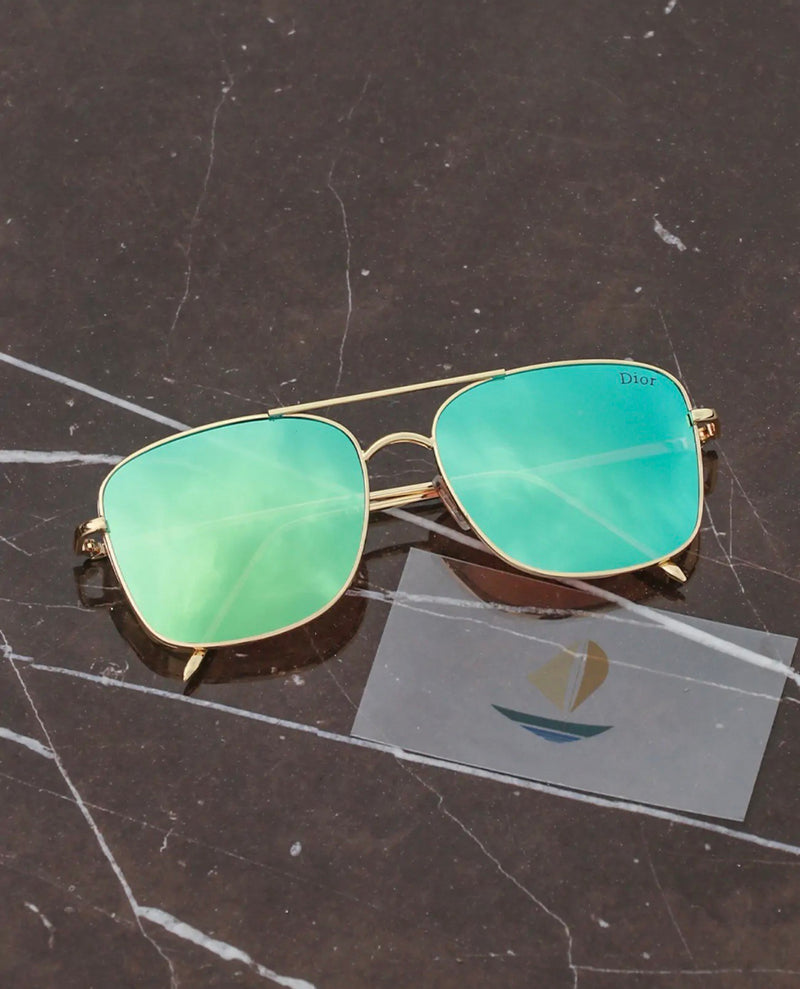 Dior Rectangular Wayfarer Mercury Sunglasses