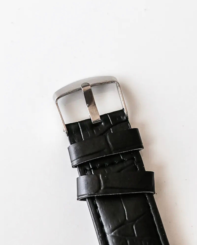 Casio Edifice Leather Belt Men Watch