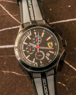 Ferrari Scuderia Rubber Belt Men Watch