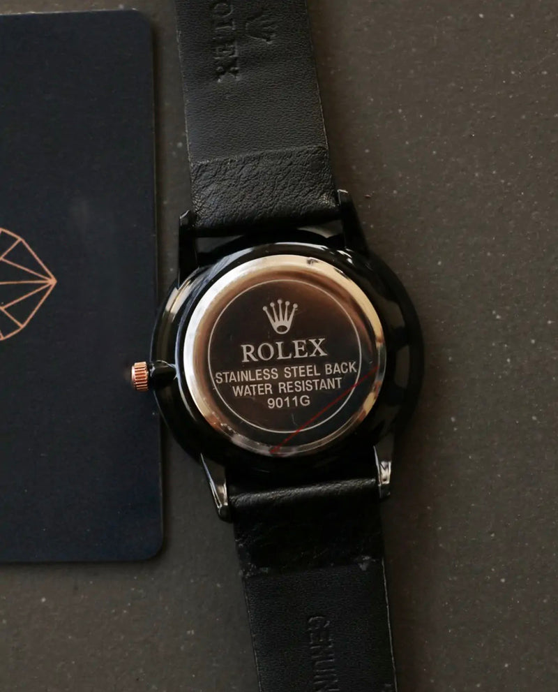Rolex Skydweller Leather Belt Men Watch